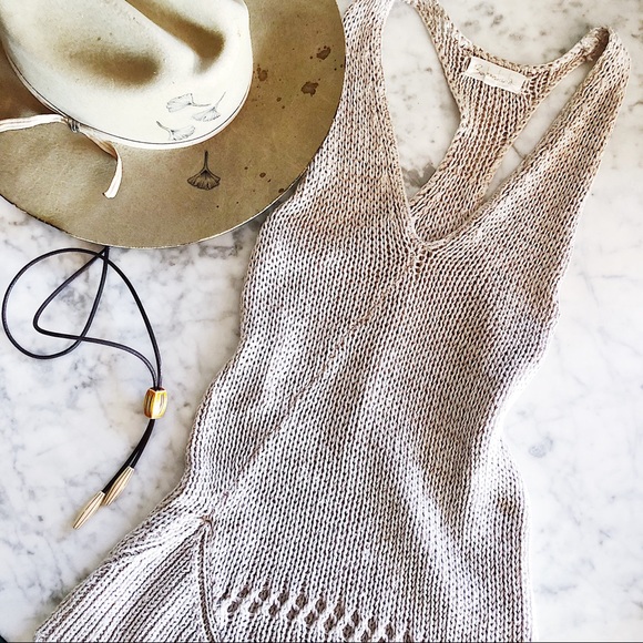 Knit Racer Back Tank - Picture 3 of 6